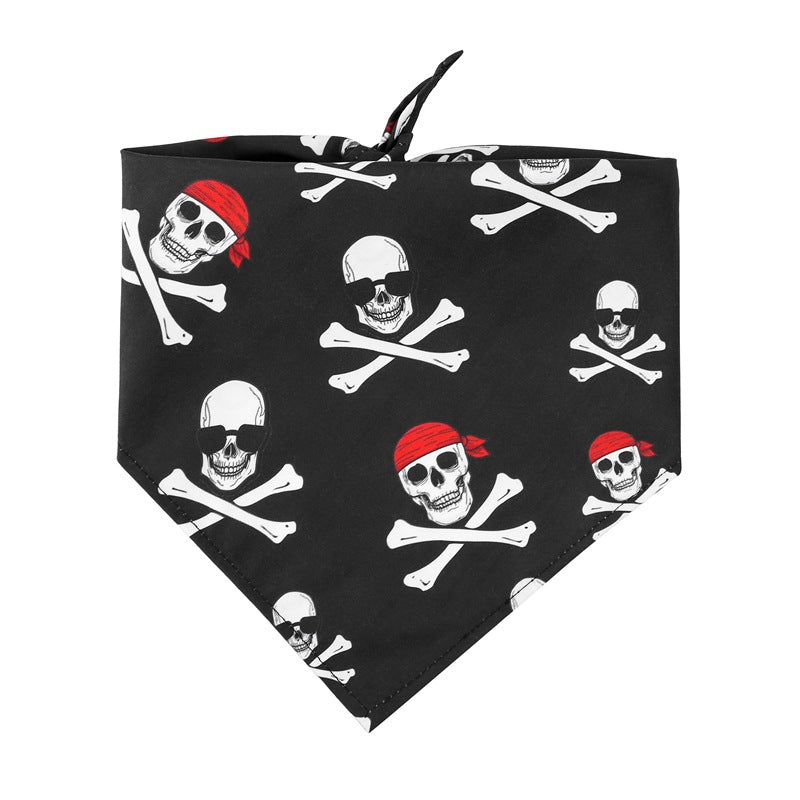 Halloween Skull Pet Scarf