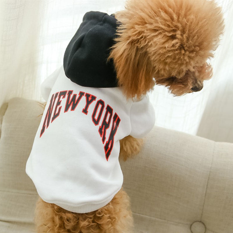 Trendy Pet Hooded Cotton Sweatshirt