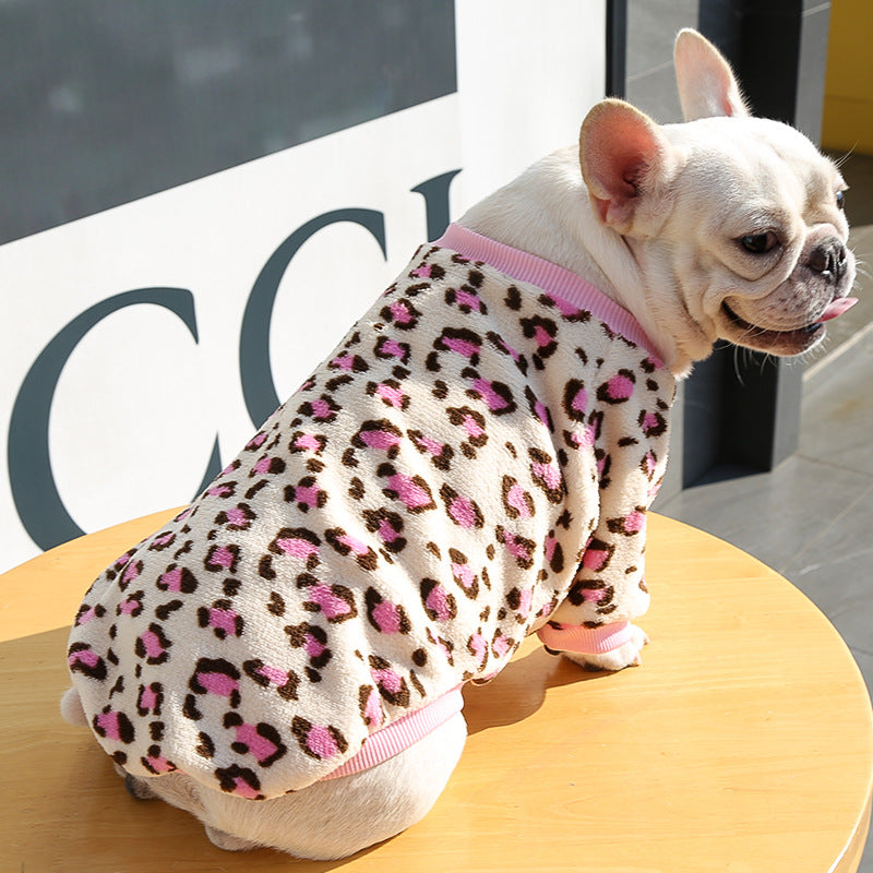 Cozy Fleece Puppy Pajamas — Warm & Adorable for Autumn & Winter