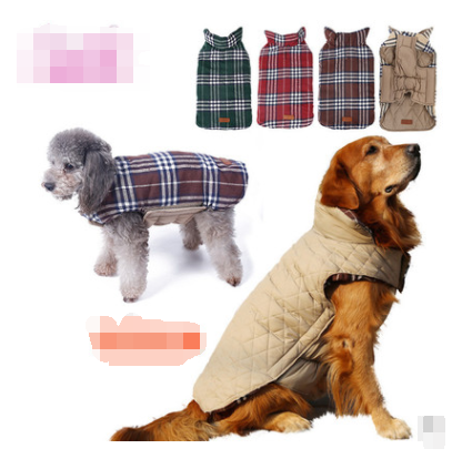 Chic Reversible Waterproof Dog Coat