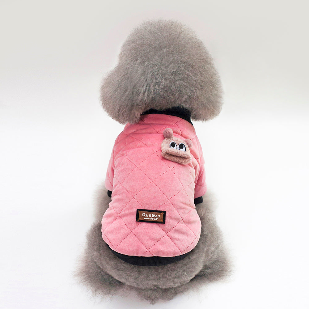 Chic Plaid Winter Coat for Small Dogs