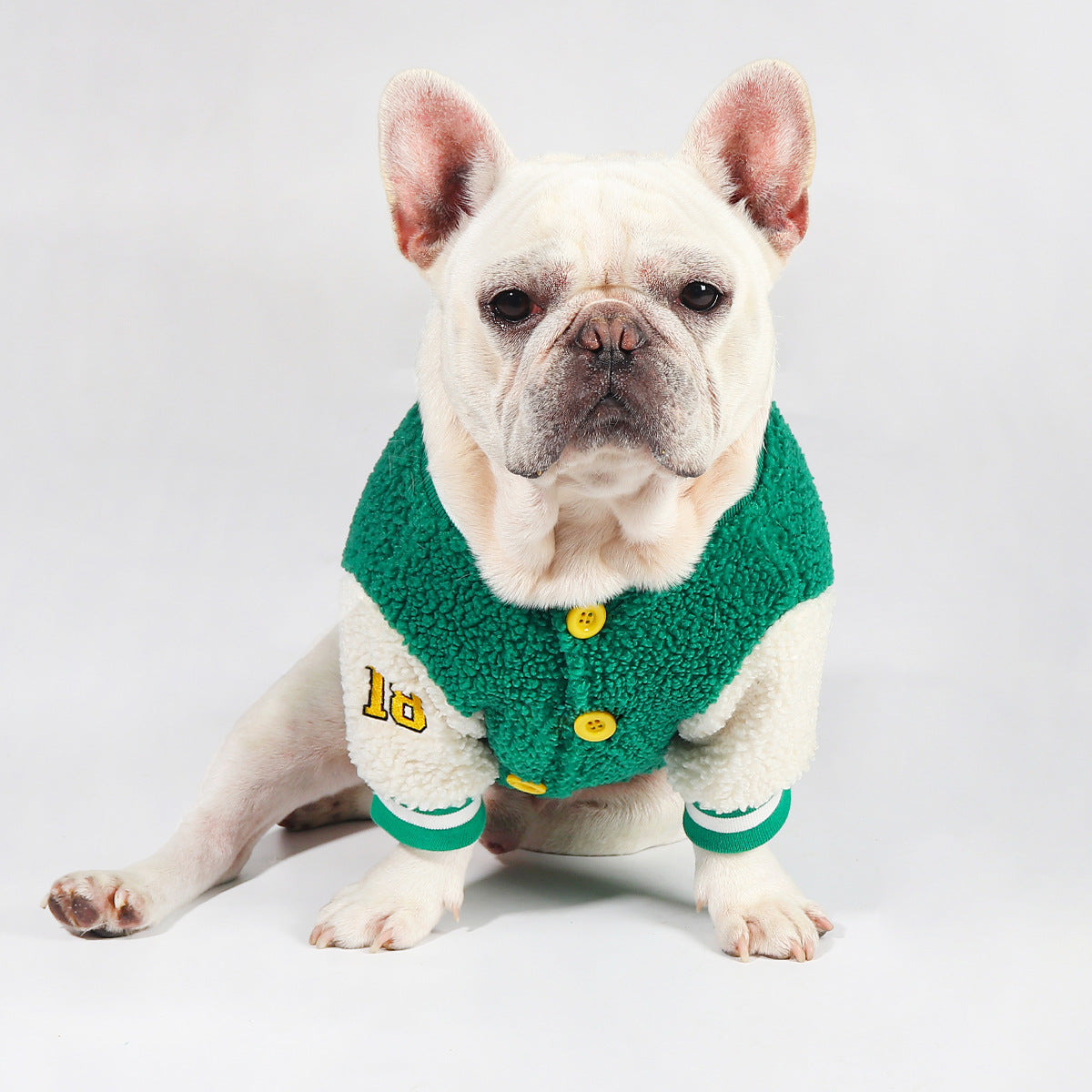 Fleece-Lined Dog Baseball Jacket