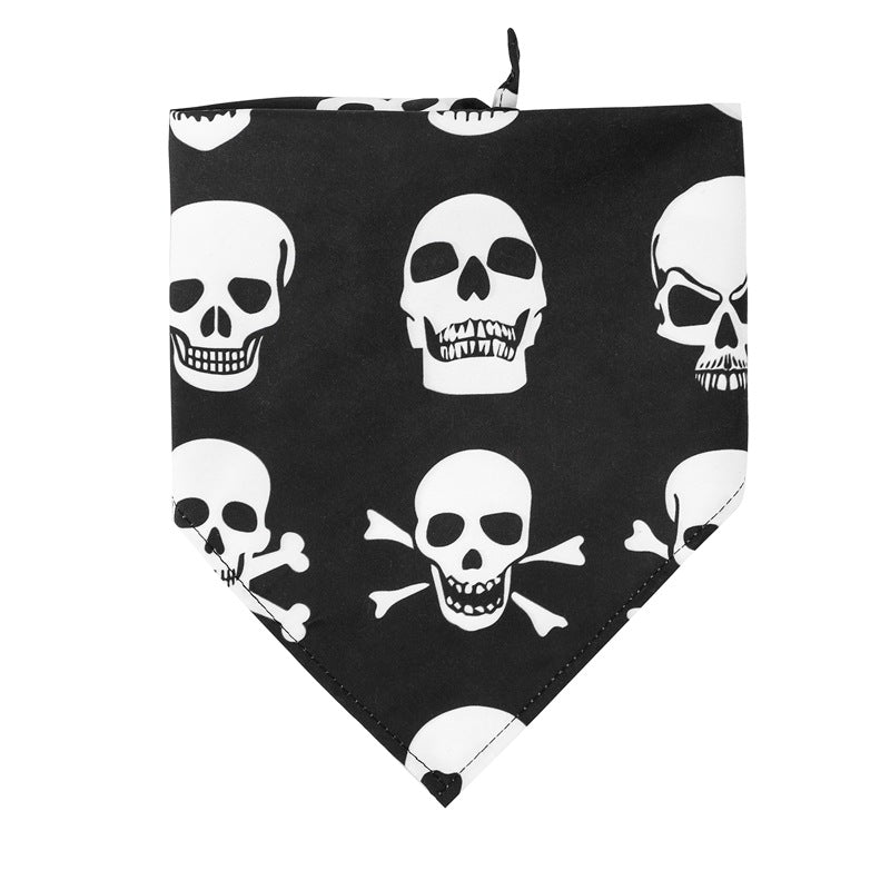 Halloween Skull Pet Scarf