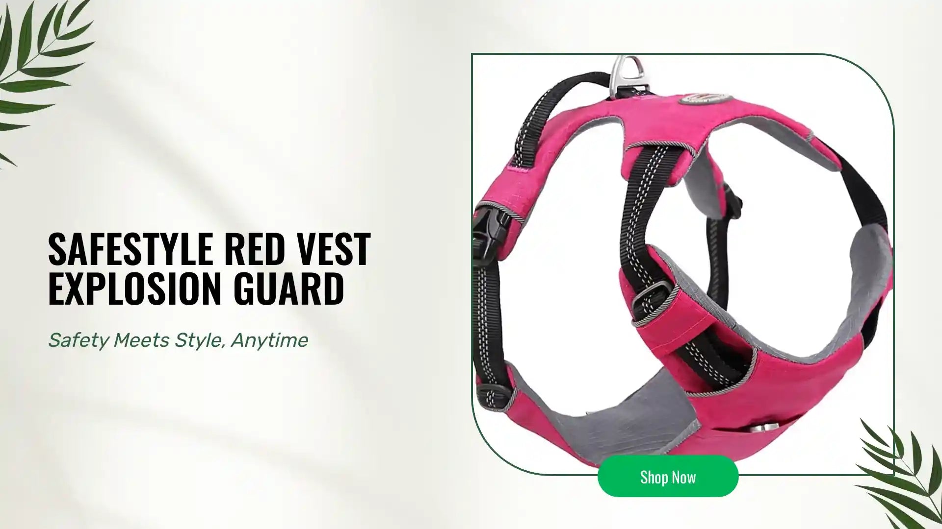 SafeStyle Red Vest Explosion Guard by@Outfy