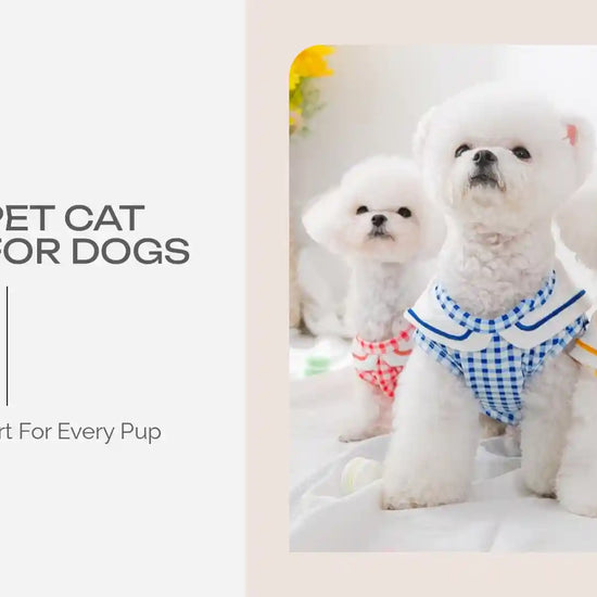 Chic Pet Cat Shirts for Dogs by@Outfy